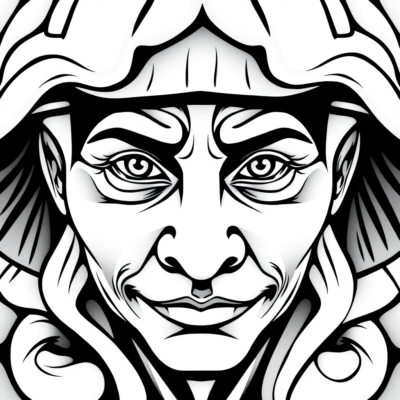 Livre de coloriage visage