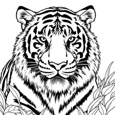 Tigres Coloriages
