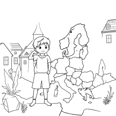 Livre de coloriage : Union européenne pour les enfants