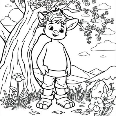 Coloriage : grand coloriage pour enfants