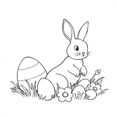 Pâques à colorier pour enfants