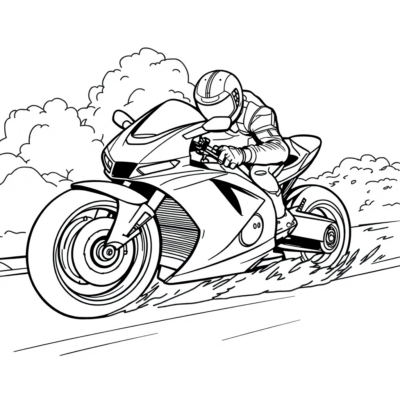 Coloriage de voitures de course