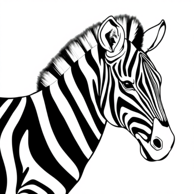 Coloriage Zebra