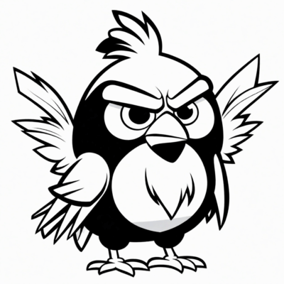 coloriage angry birds