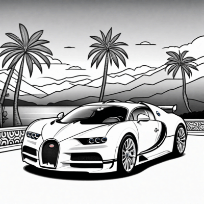 coloriage Bugatti
