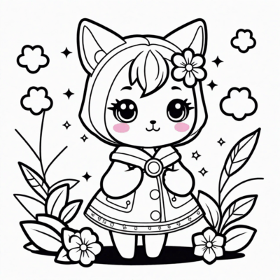 coloriages kawaii mignons