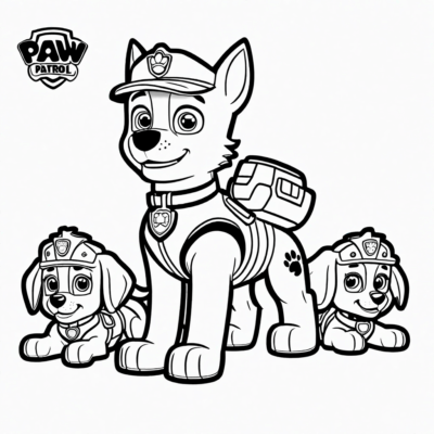 coloriages gratuits à imprimer Paw Patrol