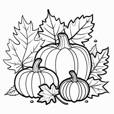 Dons d’automne coloriages automne