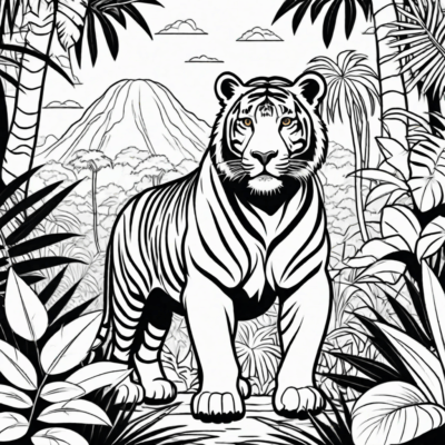 jungle livre de coloriage