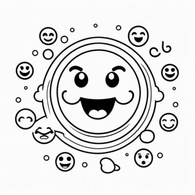 coloriage d’emojis
