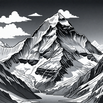 coloriage Everest