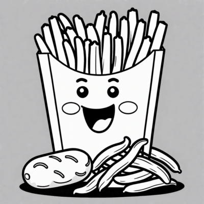 Colorier Frytka et Kartofelcia