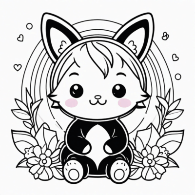 coloriage kawaii