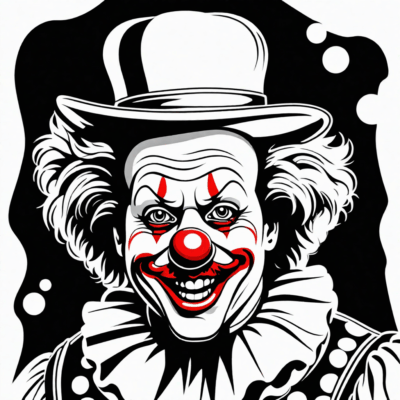 clown coloriage