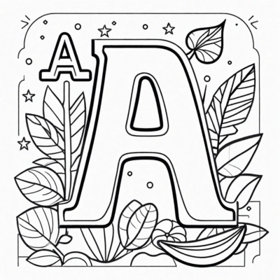 coloriage de l’alphabet