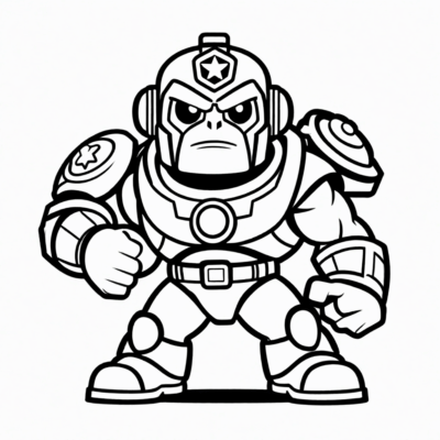 livre de coloriage Brawl Stars Buzz