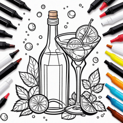 livre de coloriage pour marqueurs à alcool