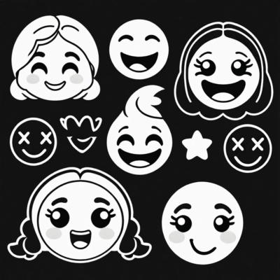 coloriage d’emojis