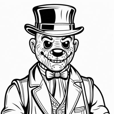 coloriage Freddy