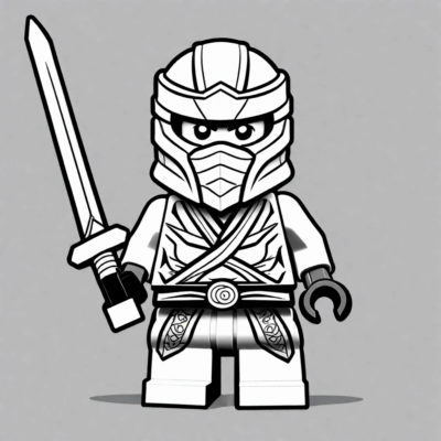 Coloriage LEGO Ninjago Kai