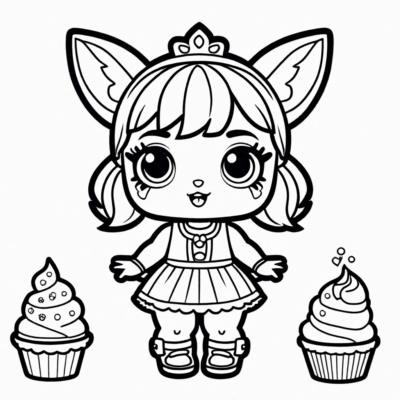 Coloriage LOL Surprise à imprimer
