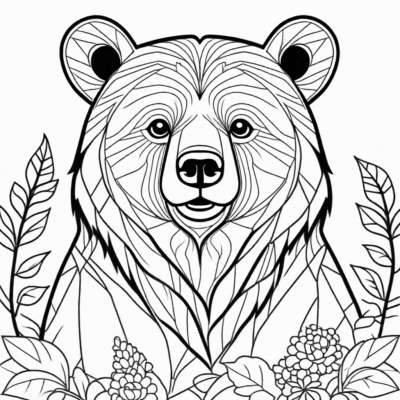 coloriage ours