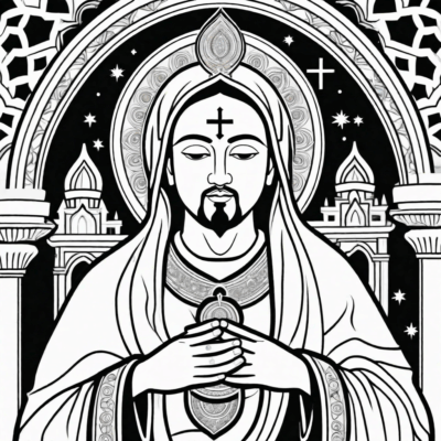 livre de coloriage religion