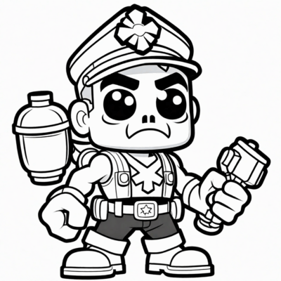 coloriage de Brawl Stars