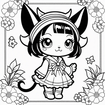 coloriage avec Kuromi