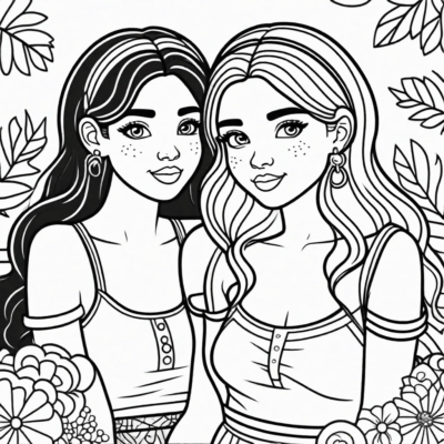 Amies Pour Toujours : Coloriages Fun کرو