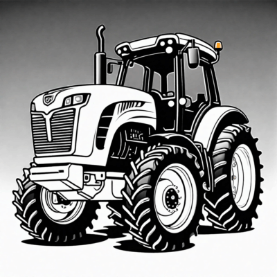 coloriages de tracteurs