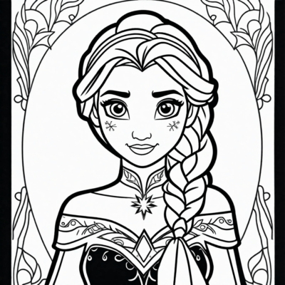 coloriages à imprimer La Reine des Neiges