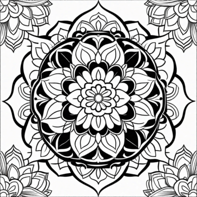 coloriages à imprimer mandala