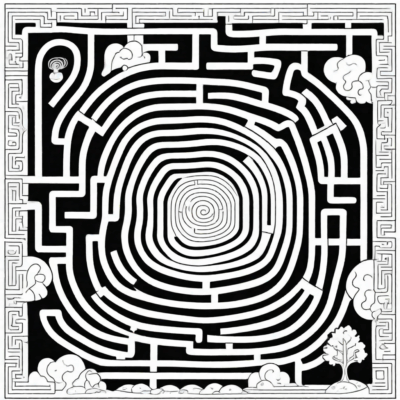 coloriages labyrinthe