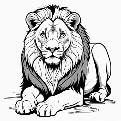 Coloriages Lion