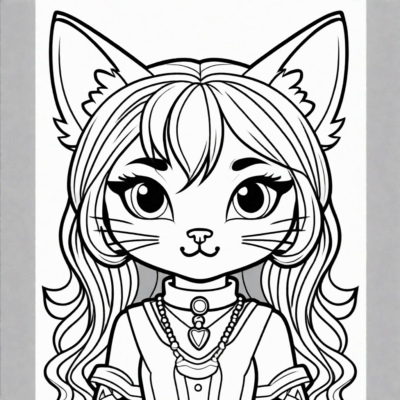 coloriages LOL OMG Kitty K