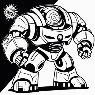 coloriages Stumble Guys Dynamitron