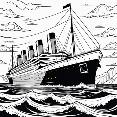 coloriages Titanic