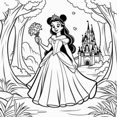 coloriages des contes de fées Disney