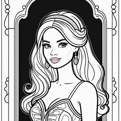 coloriages de Barbie