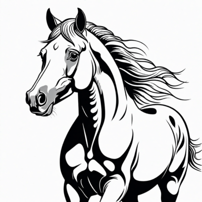 coloriages de chevaux