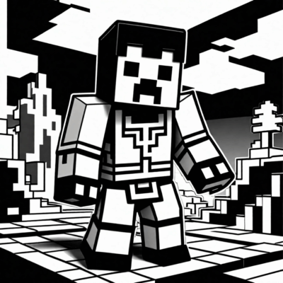 coloriages de Minecraft
