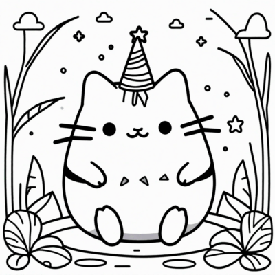 coloriages de Pusheen