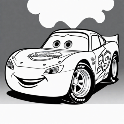 coloriages de Flash McQueen