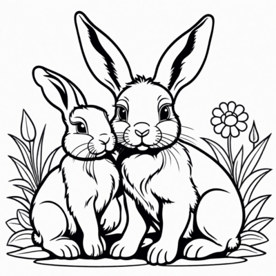 Colorière de lapins