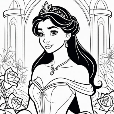 coloriage des princesses Disney