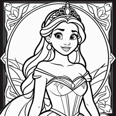 coloriages de princesses Disney