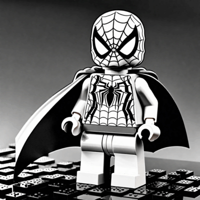 Coloriage LEGO de Spider-Man pour enfants