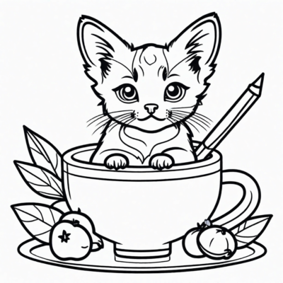 Mini cahier de coloriages pour enfants