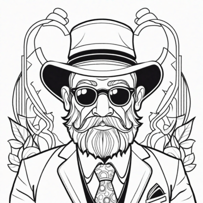 Monsieur Kleks – livre de coloriage